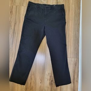 Lucky brand black cropped trousers size 6